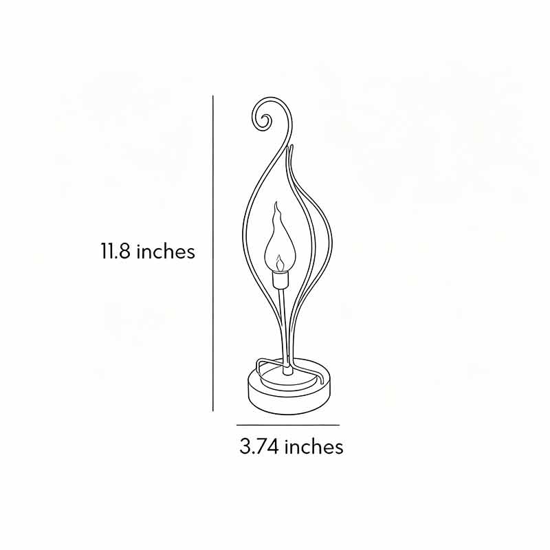 Flame Solar Garden Lights Outdoor Landscape