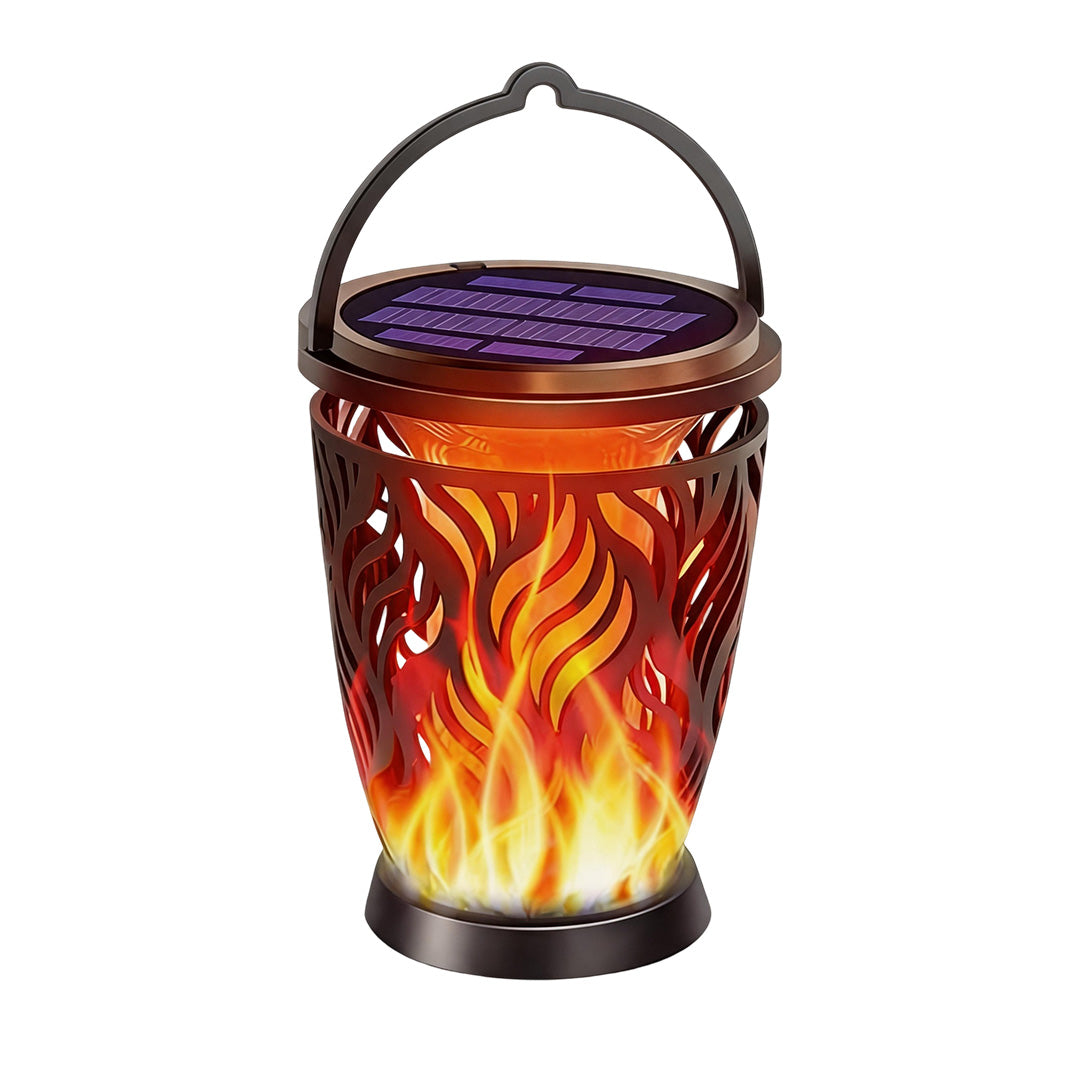 Hanging Landscape Lights Solar Flame Outdoor