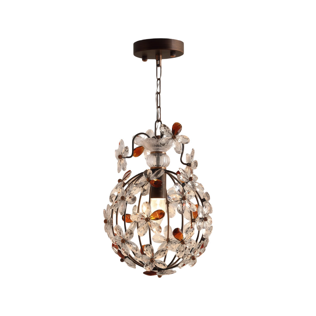 Pendant Lights with Crystals French Romantic Ceiling