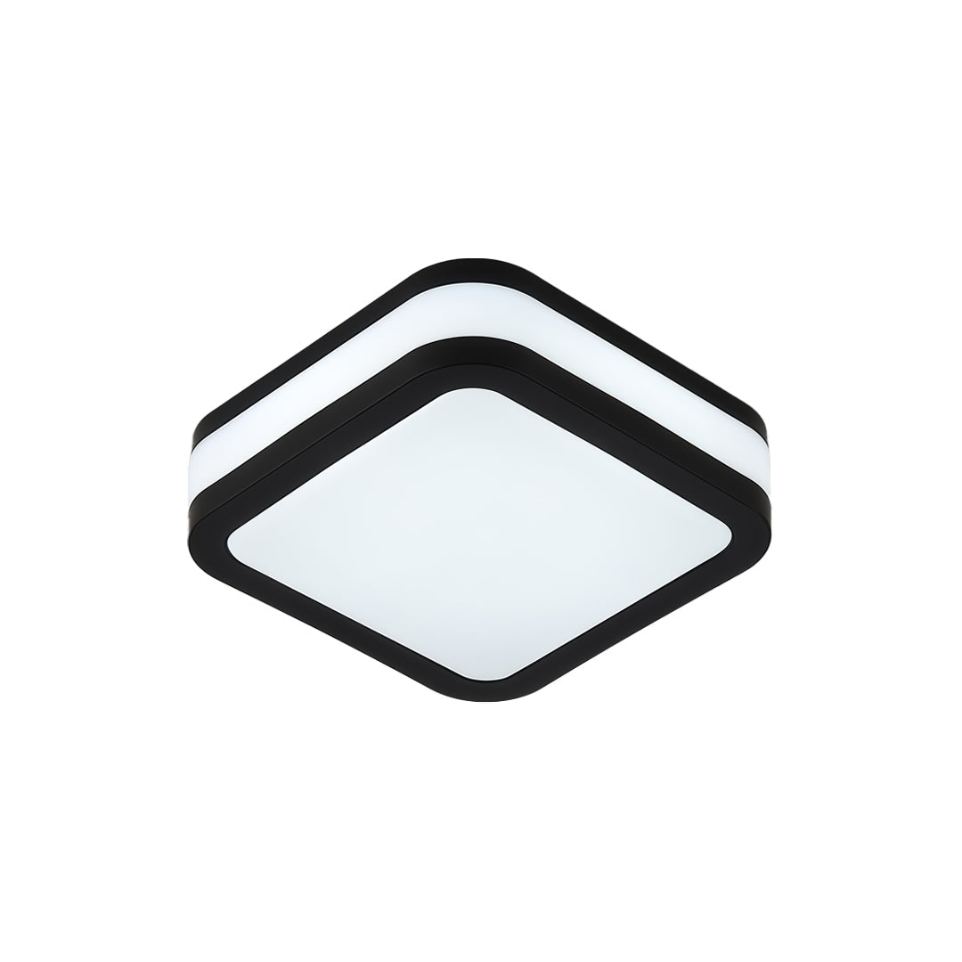 Black Flush Mount Lights Modern Minimalist Metal Light