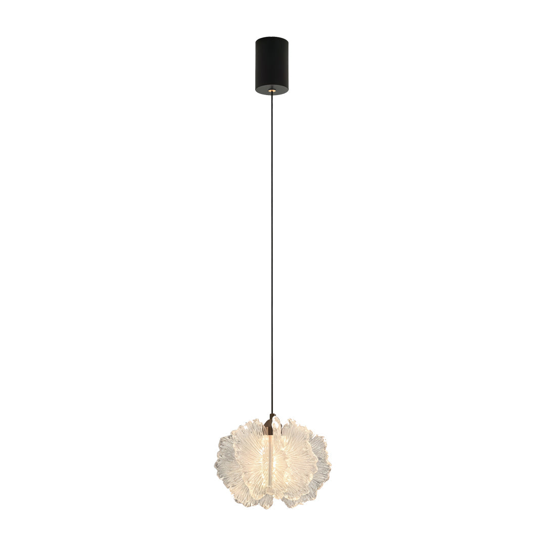 Petal Pendant Light French Cream-Style Adjustable