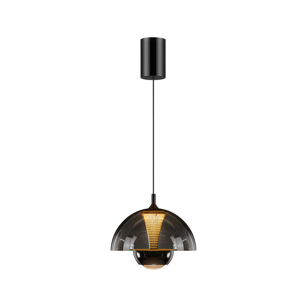 Black Pendant Ceiling Light Italian Bud-Inspired