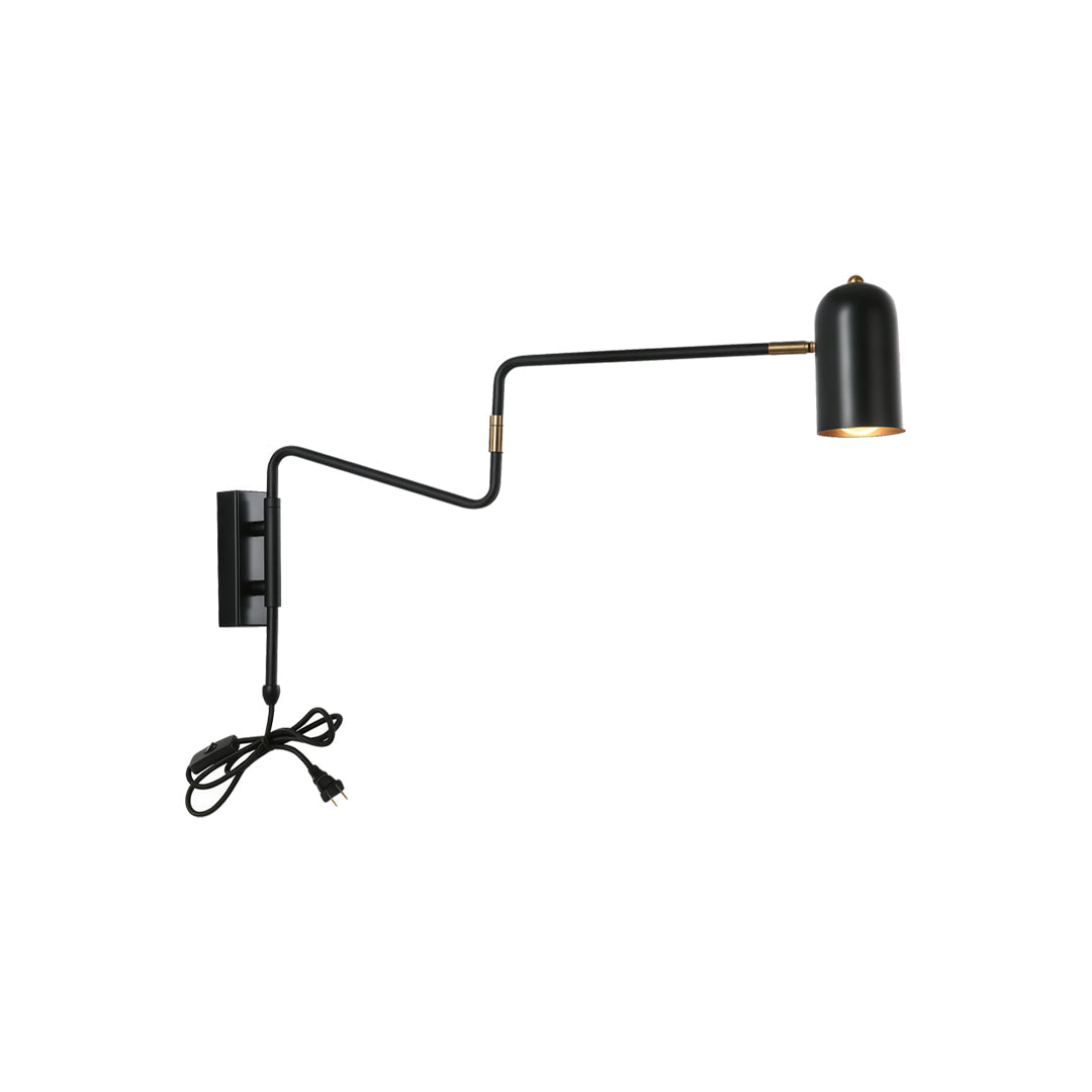 Bedroom Swing Arm Wall Sconces Nordic Adjustable