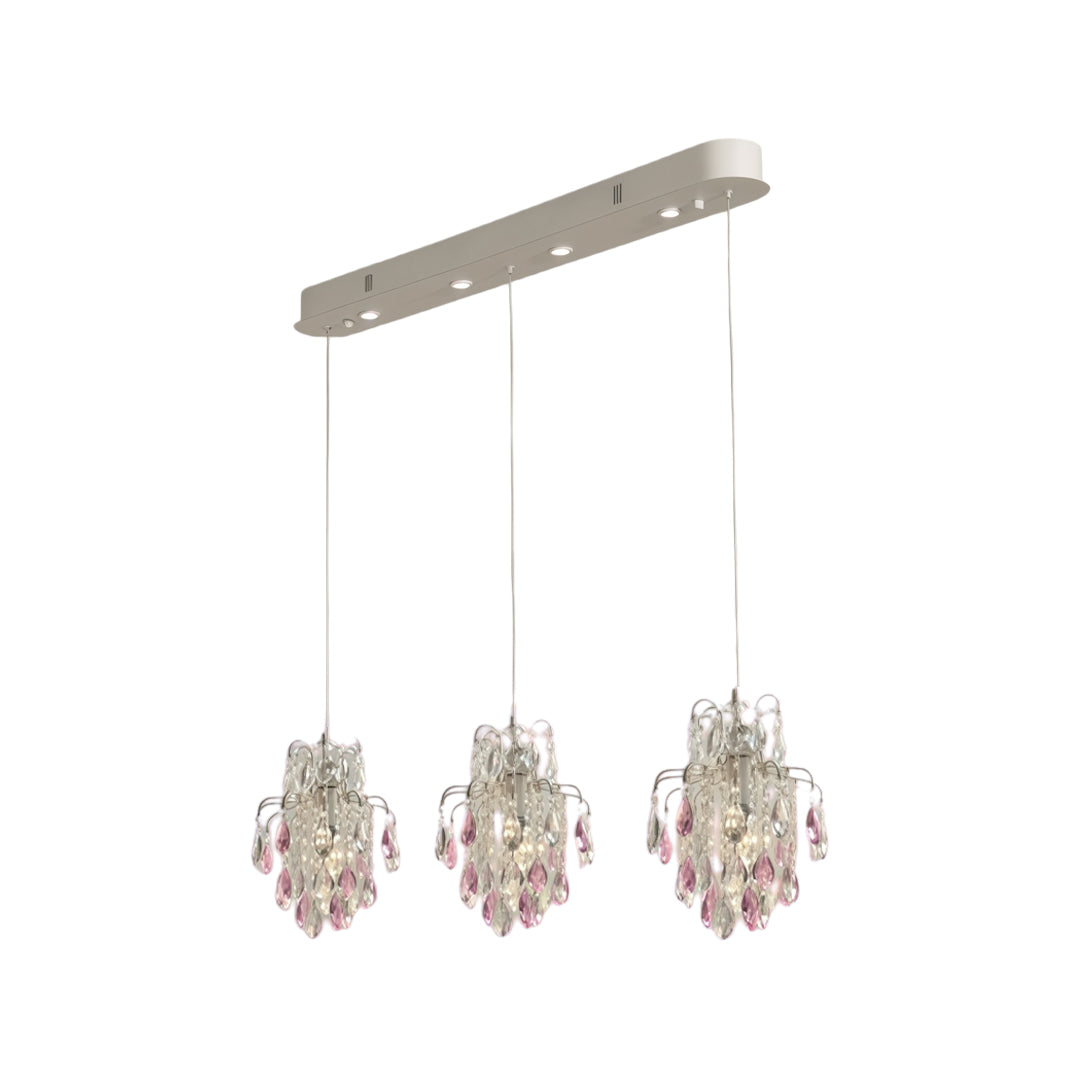 Crystal Pendant Light Fixtures French Luxury Ceiling