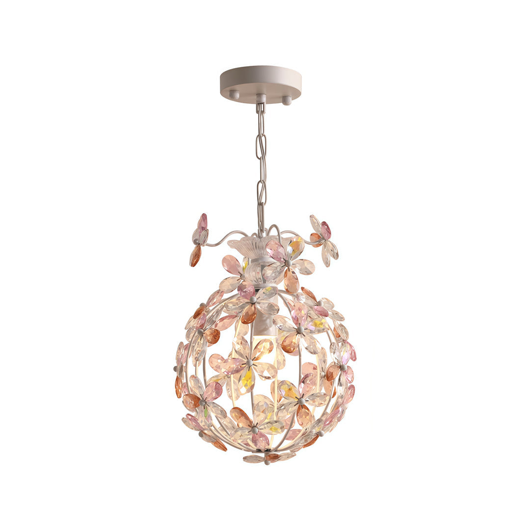 Pendant Lights with Crystals French Romantic Ceiling