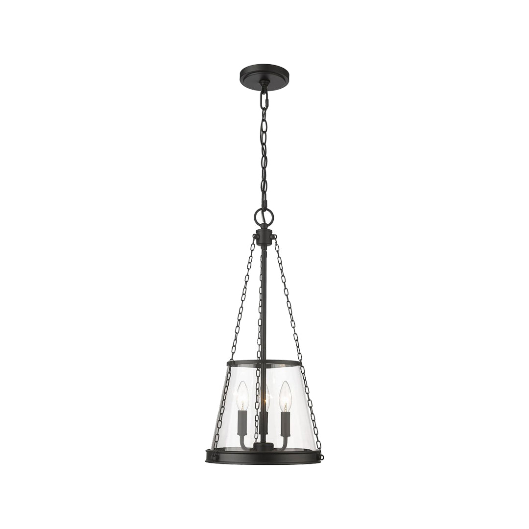 Glass Candle Chandelier Minimalist American Ceiling Light