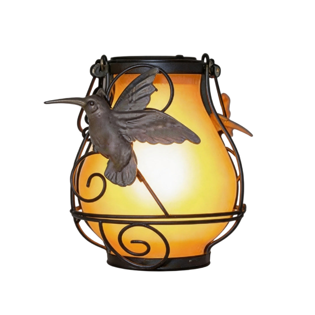 Gray Outdoor Light Pendant Hanging Flame-Inspired