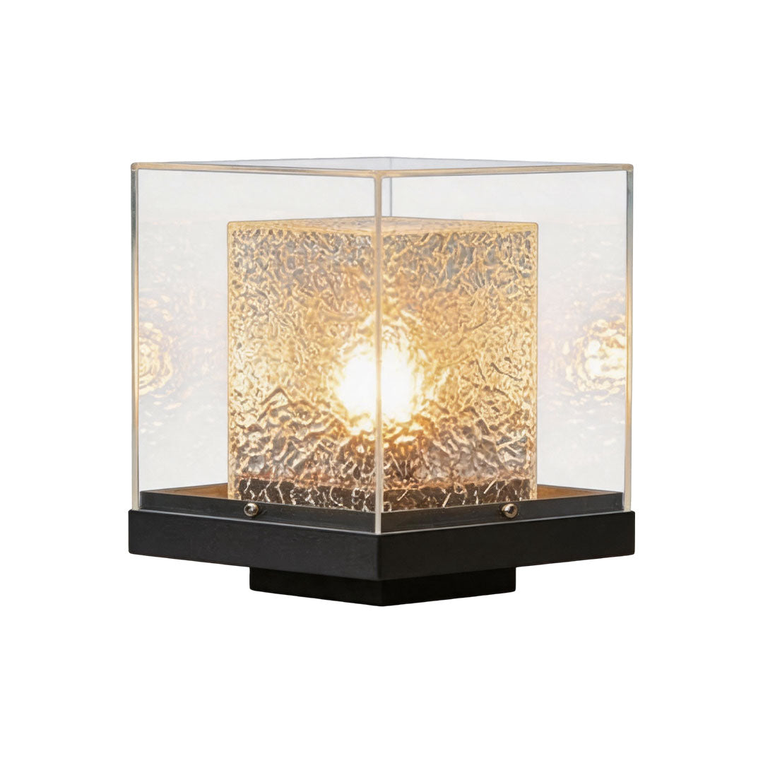 Small Outdoor Pillar Lights Courtyard Metal
