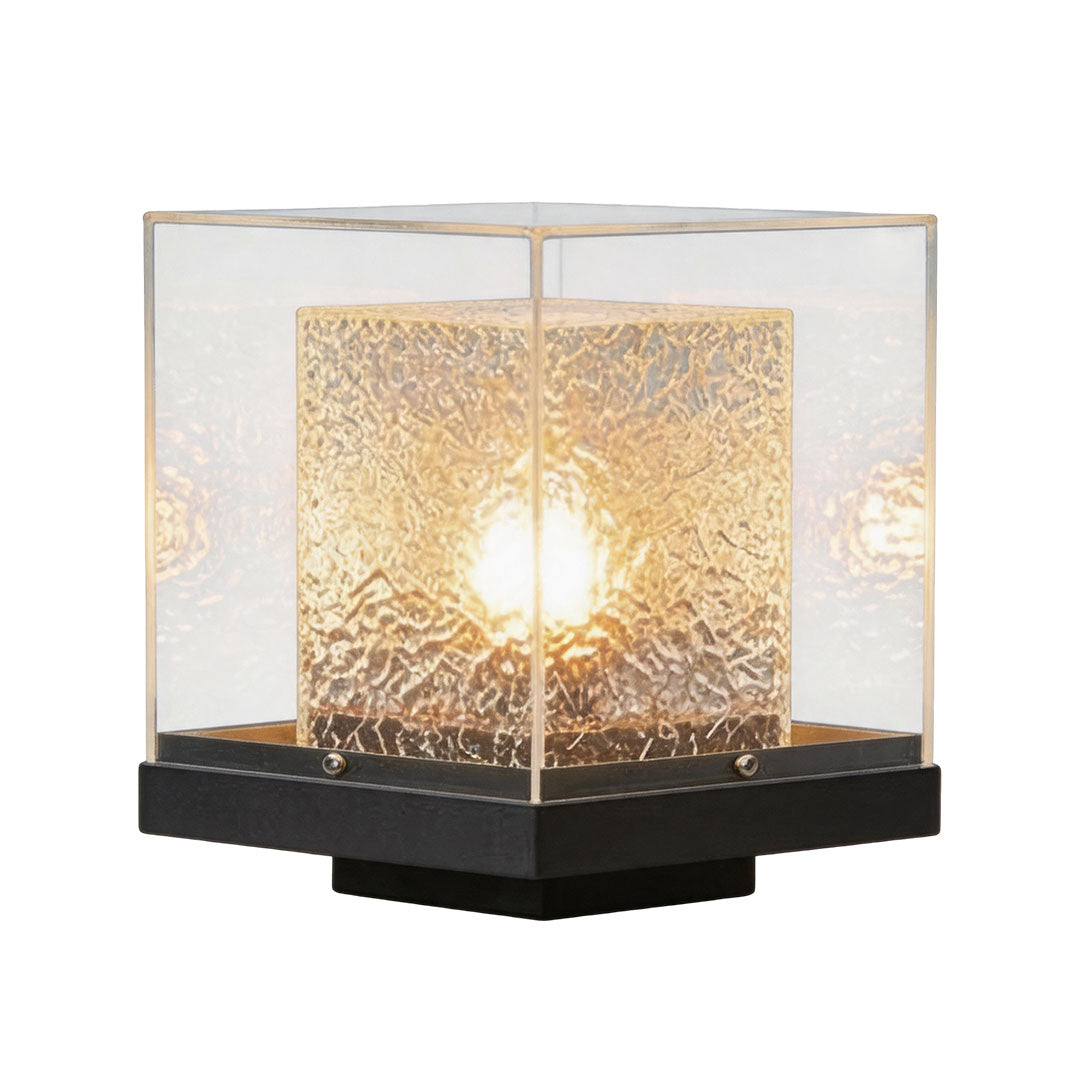 Small Outdoor Pillar Lights Courtyard Metal