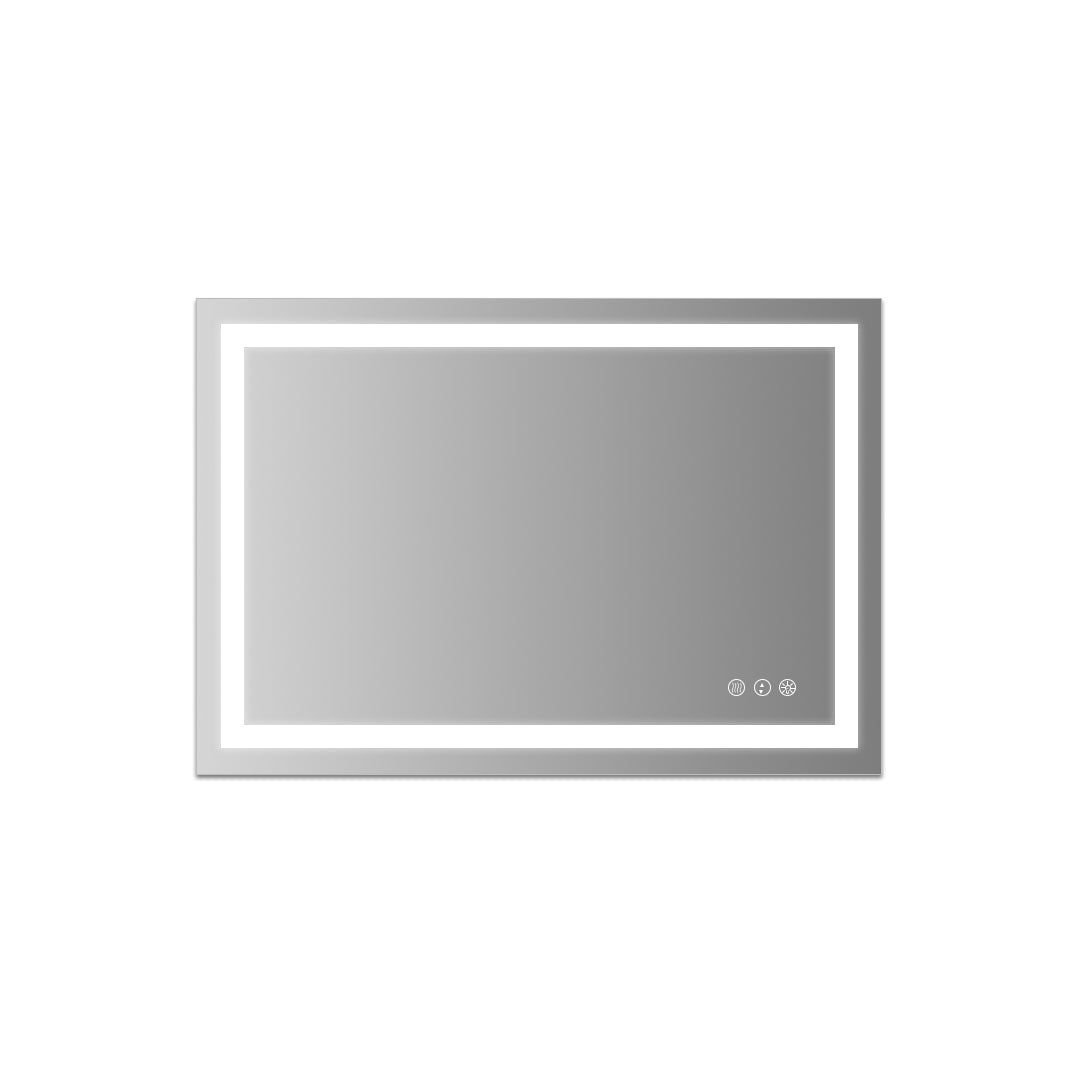 Bathroom Vanity Mirror Lights Smart LED Rectangular
