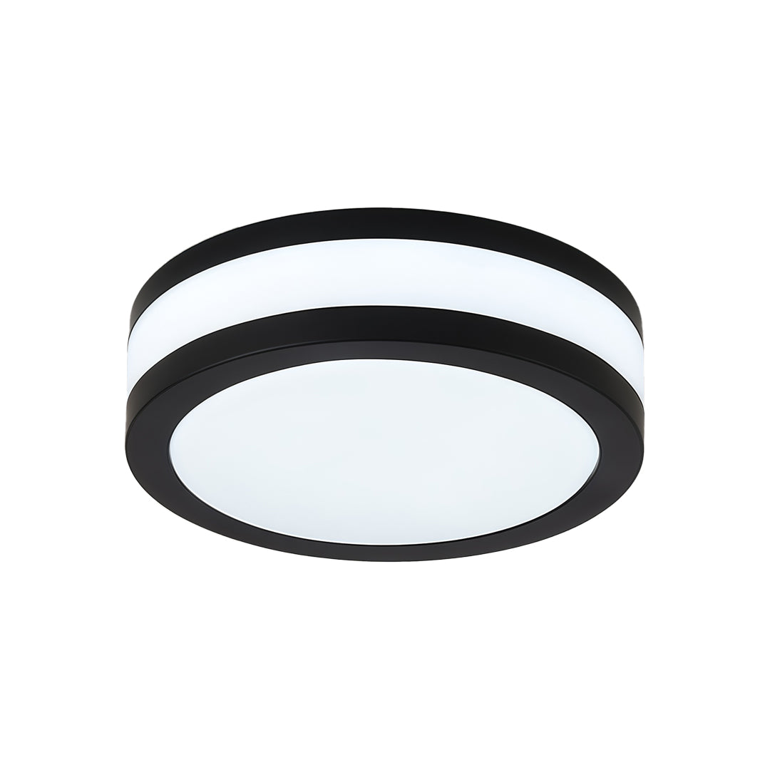 Black Flush Mount Lights Modern Minimalist Metal Light