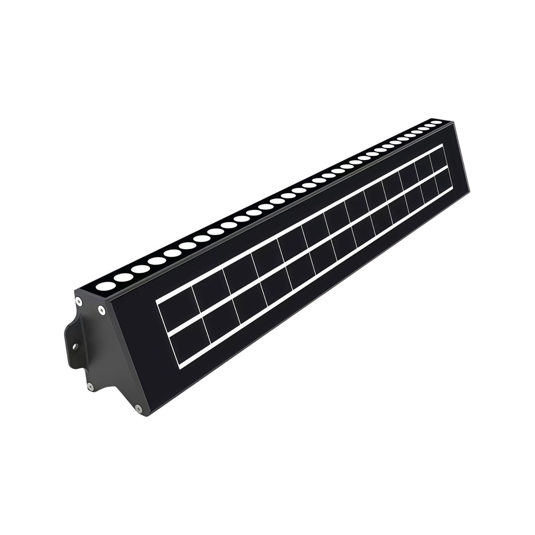 Solar Wall Outdoor Lights Modern Aluminum Washer Lights