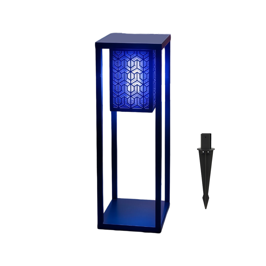 Black Bollard Garden Lights Outdoor Mosquito Killer