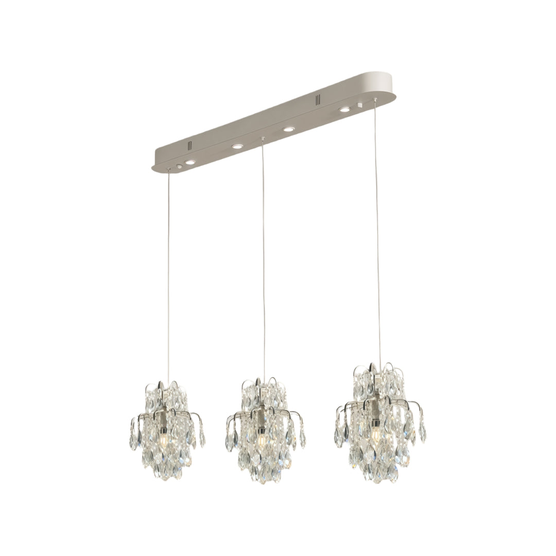 Crystal Pendant Light Fixtures French Luxury Ceiling