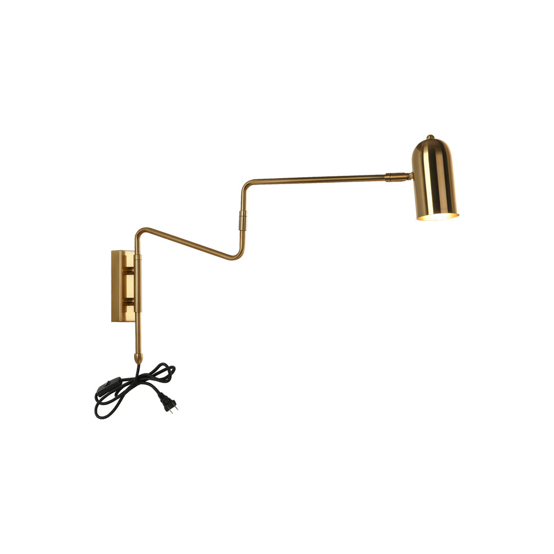 Bedroom Swing Arm Wall Sconces Nordic Adjustable