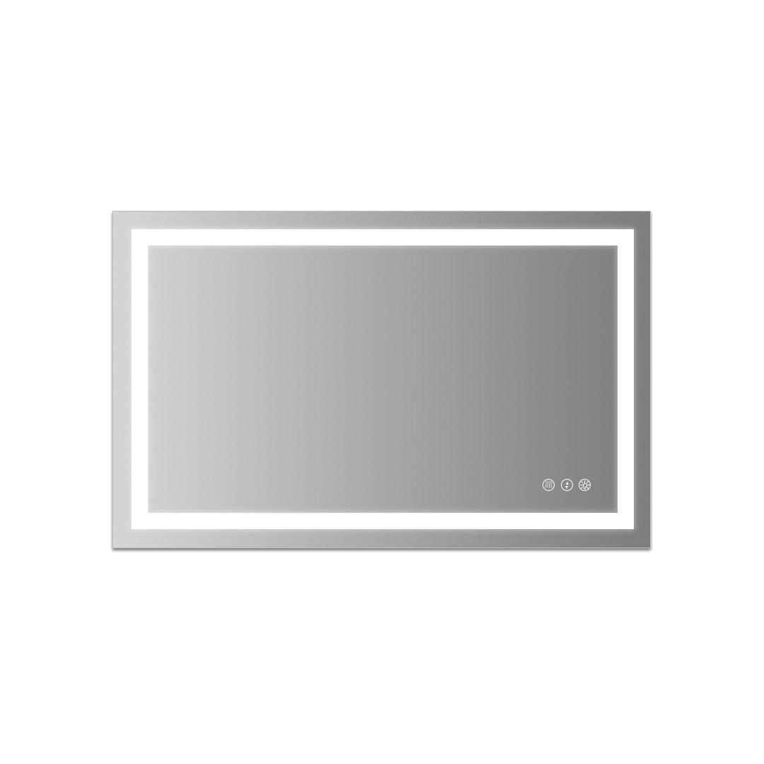 Bathroom Vanity Mirror Lights Smart LED Rectangular