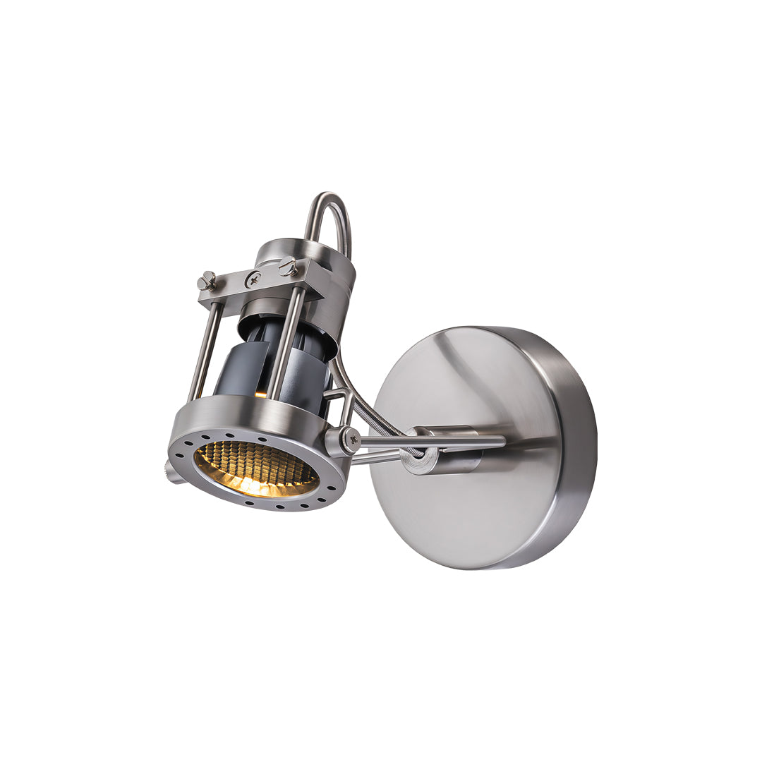 Brushed Nickel Wall Sconces Vintage Bauhaus