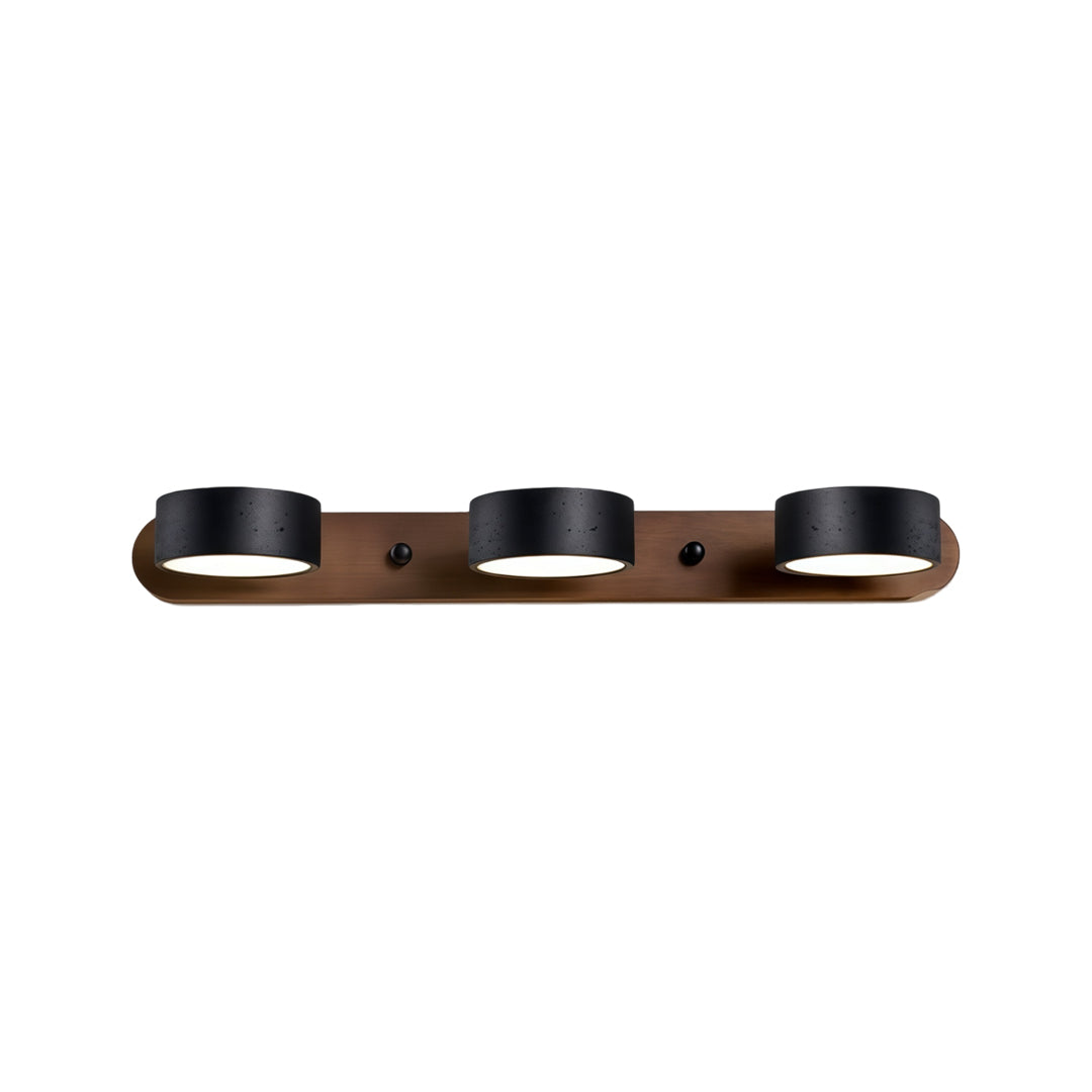 Vanity Bar Light Sconce Japanese Vintage Travertine