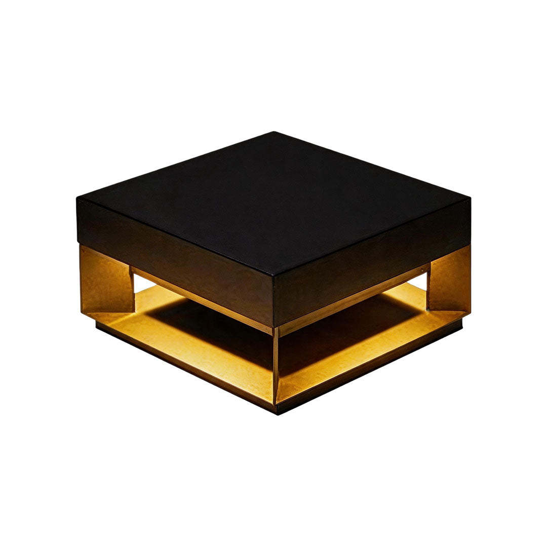 Driveway Entrance Pillar Lights Modern Square Metal