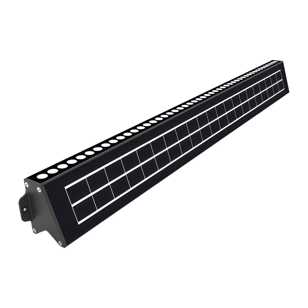 Solar Wall Outdoor Lights Modern Aluminum Washer Lights