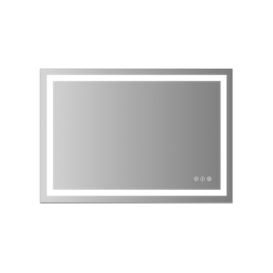 Bathroom Vanity Mirror Lights Smart LED Rectangular
