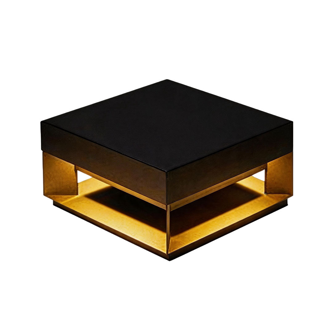 Driveway Entrance Pillar Lights Modern Square Metal