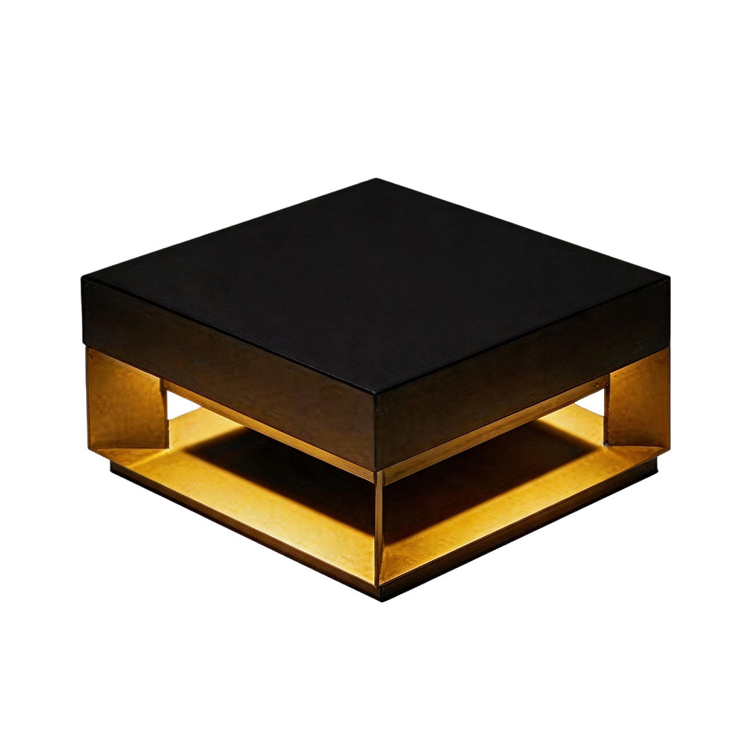 Driveway Entrance Pillar Lights Modern Square Metal