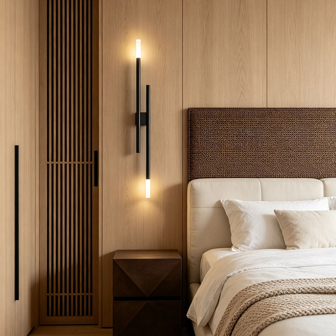 Modern Linear Wall Sconce Luxury H65 Solid Copper