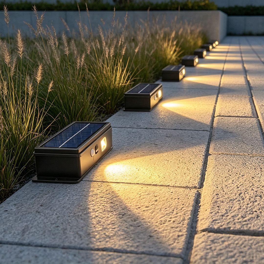 Outdoor Deck Solar Lights LED In-Ground Landscape