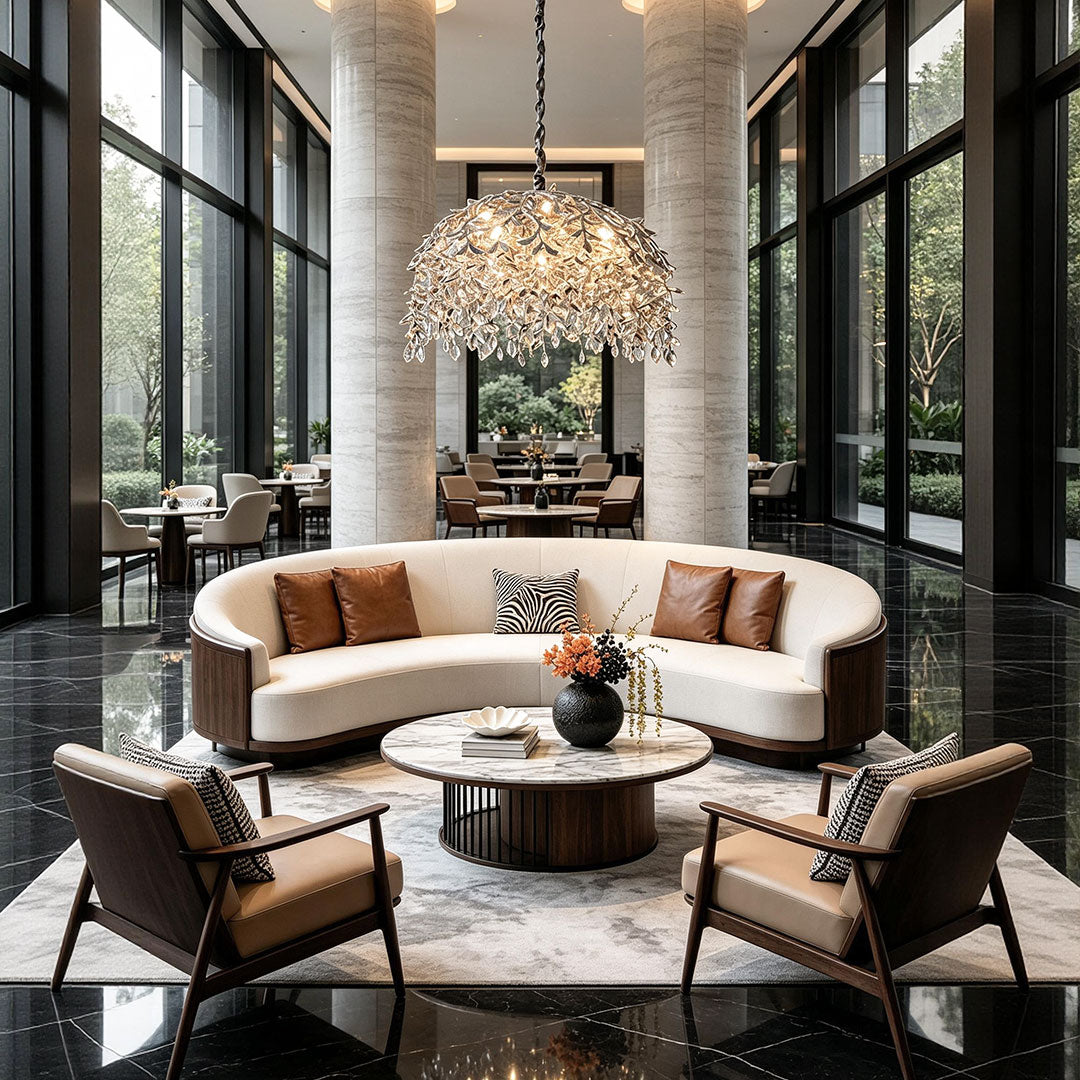 Chandelier with Crystal French Luxury Ceiling Light