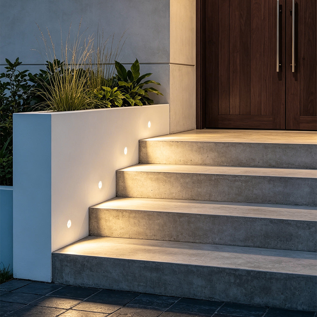 Outdoor LED Step Lights Ring Waterproof Light