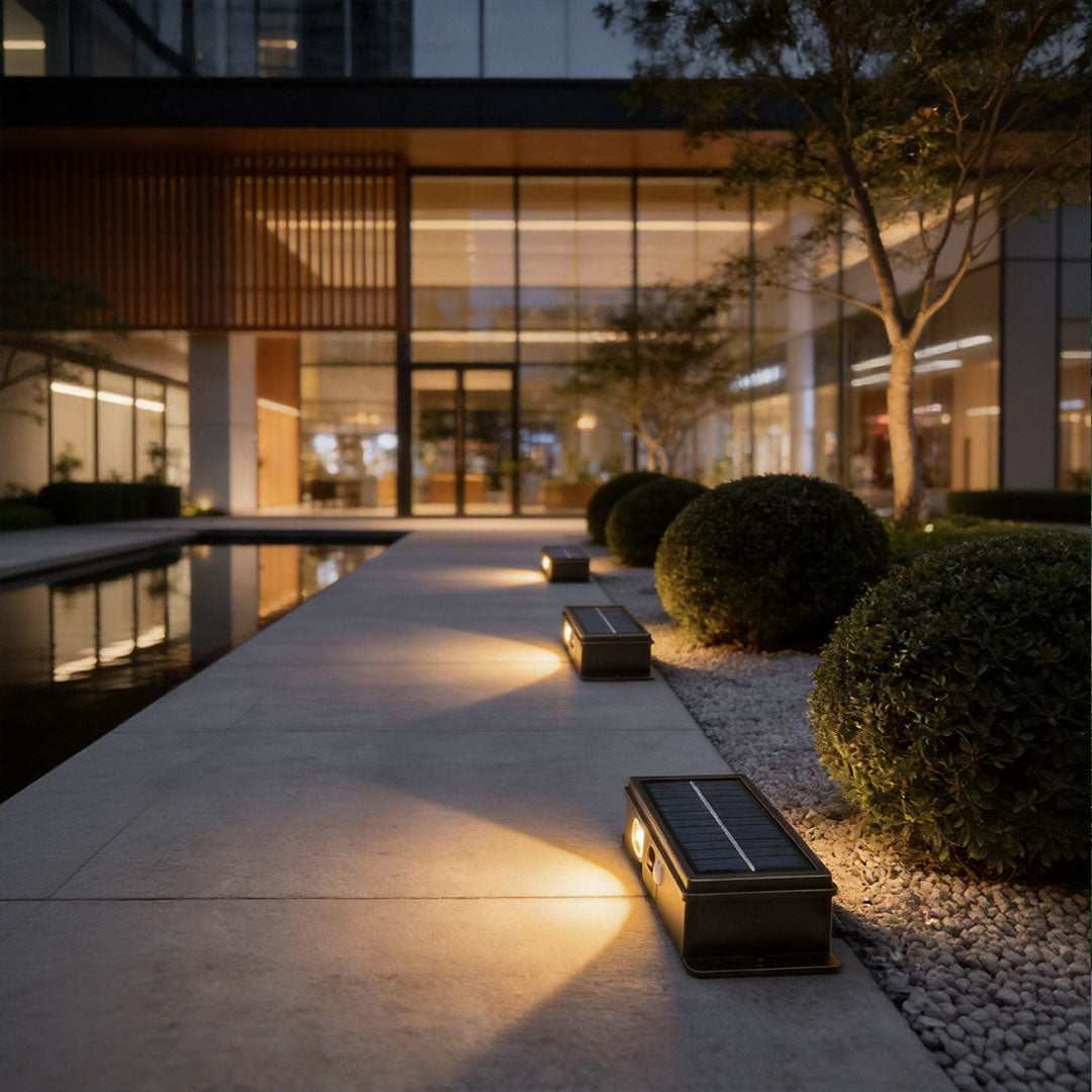Outdoor Deck Solar Lights LED In-Ground Landscape