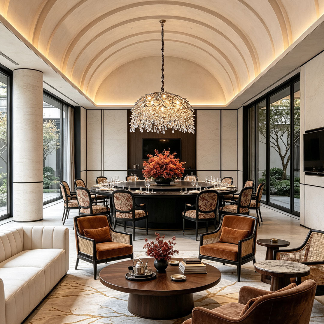 Chandelier with Crystal French Luxury Ceiling Light