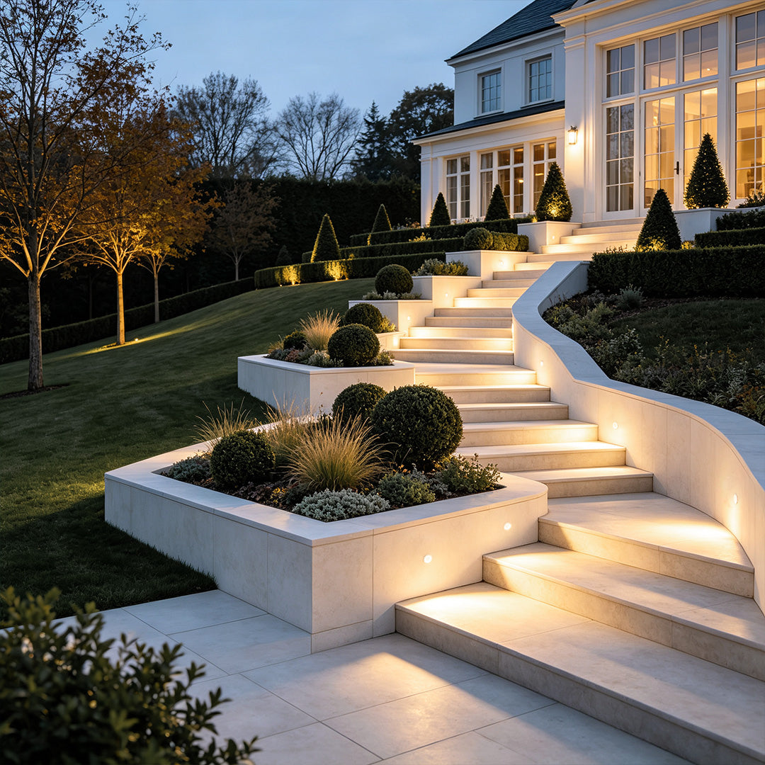 Outdoor LED Step Lights Ring Waterproof Light
