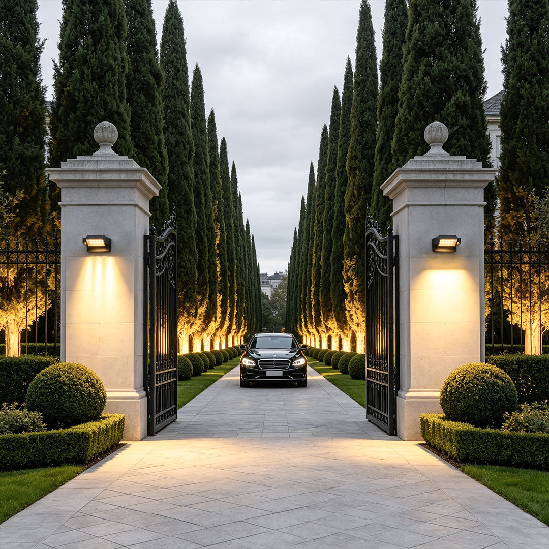 Contemporary Outdoor Wall Light 360° Adjustable LED Washer Light