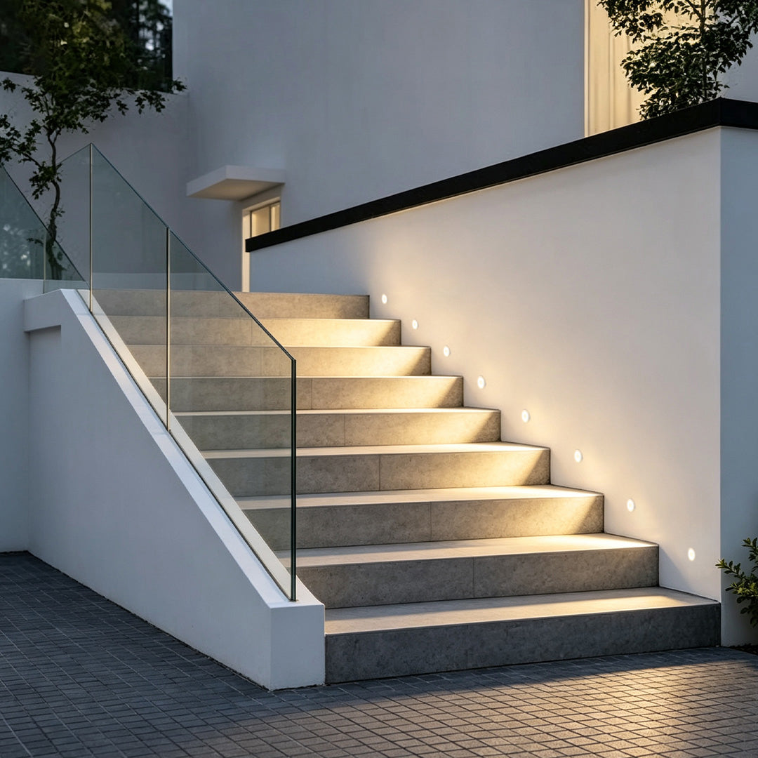 Outdoor LED Step Lights Ring Waterproof Light