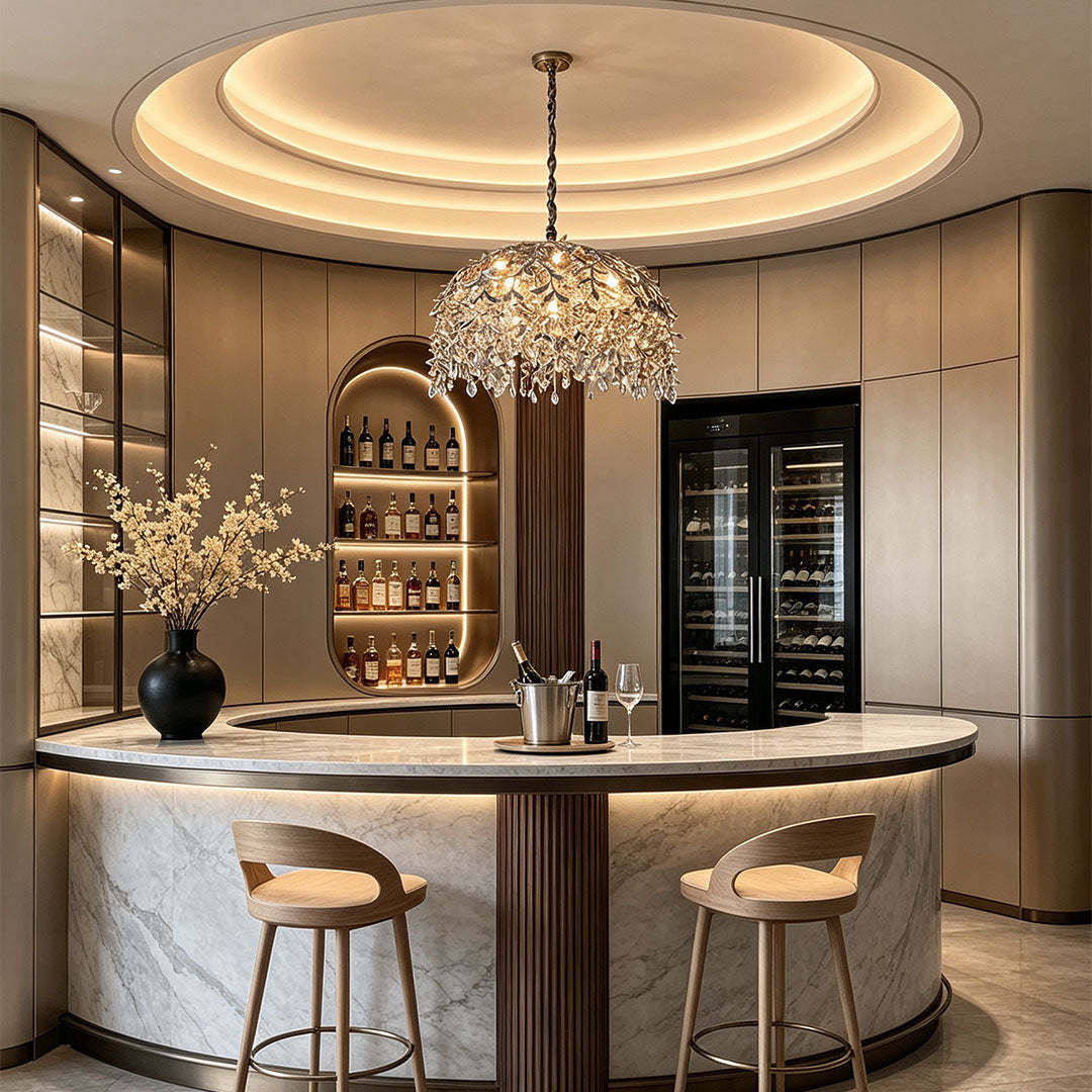 Chandelier with Crystal French Luxury Ceiling Light