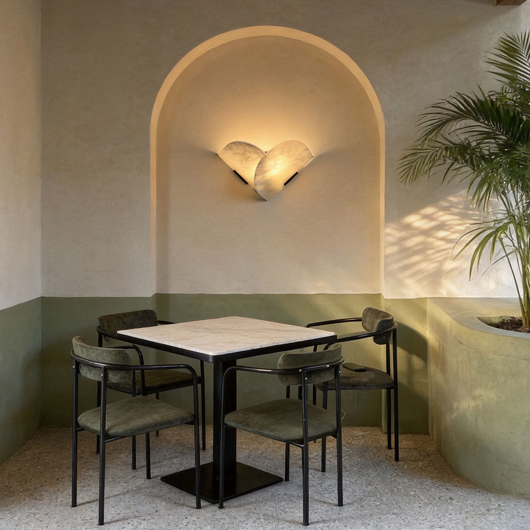 LED Light Wall Light Double Designer Fan-Shaped