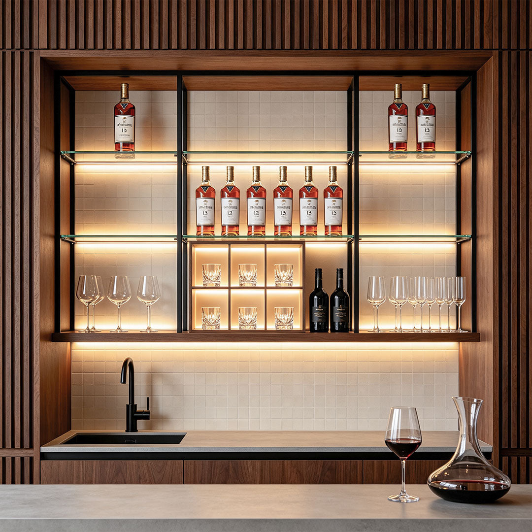 Recessed LED Strip Lighting Modern Aluminum LED