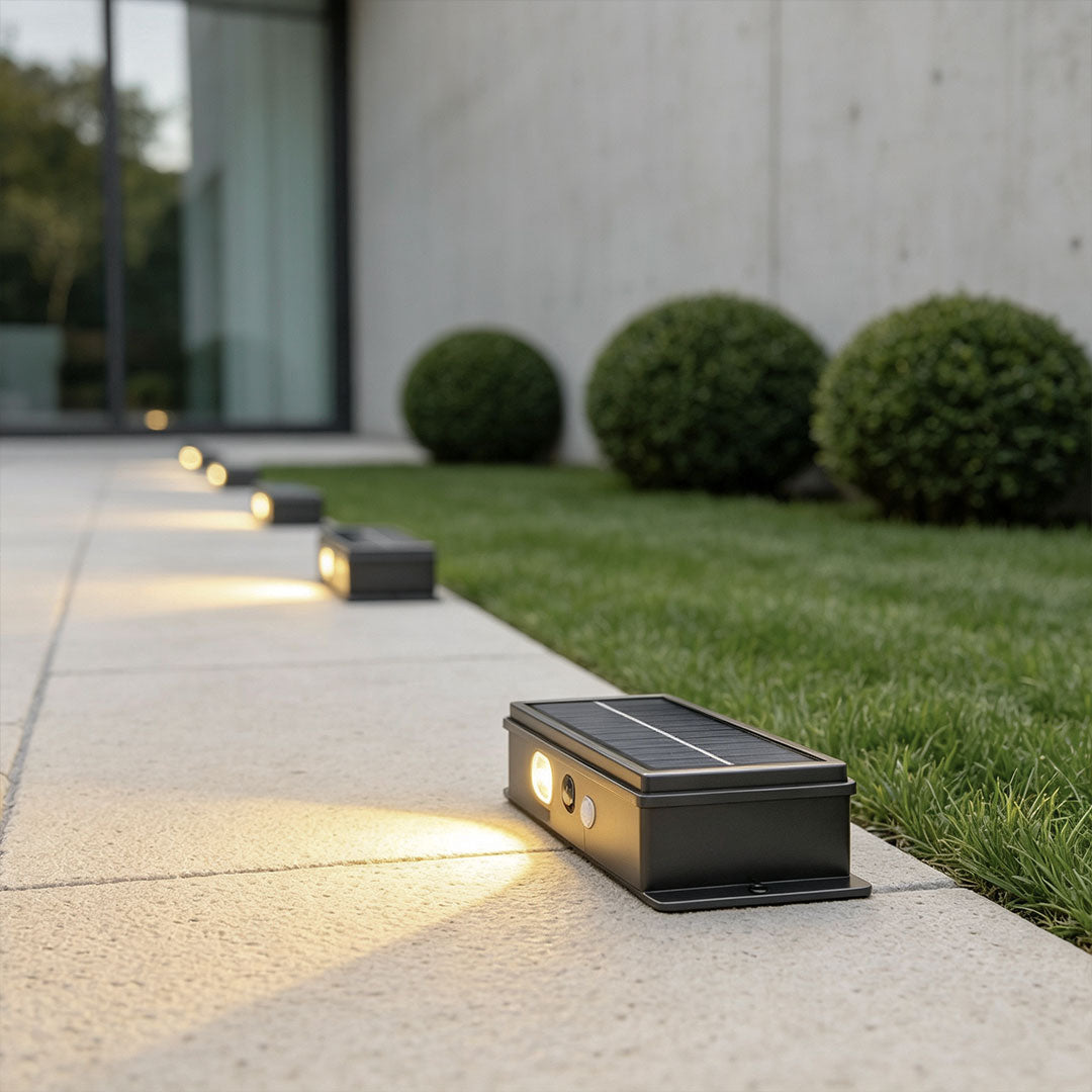 Outdoor Deck Solar Lights LED In-Ground Landscape