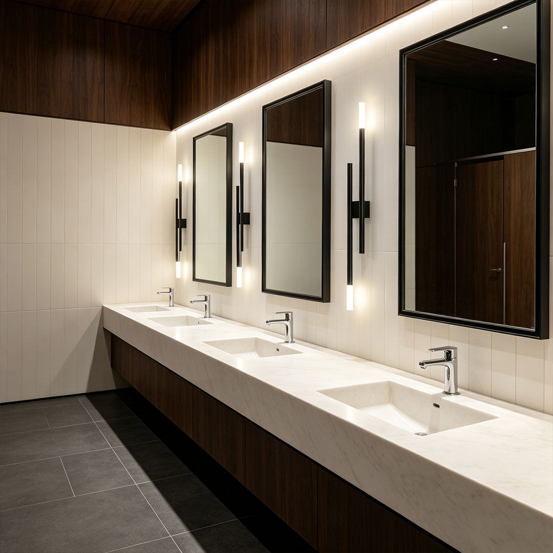 Modern Linear Wall Sconce Luxury H65 Solid Copper
