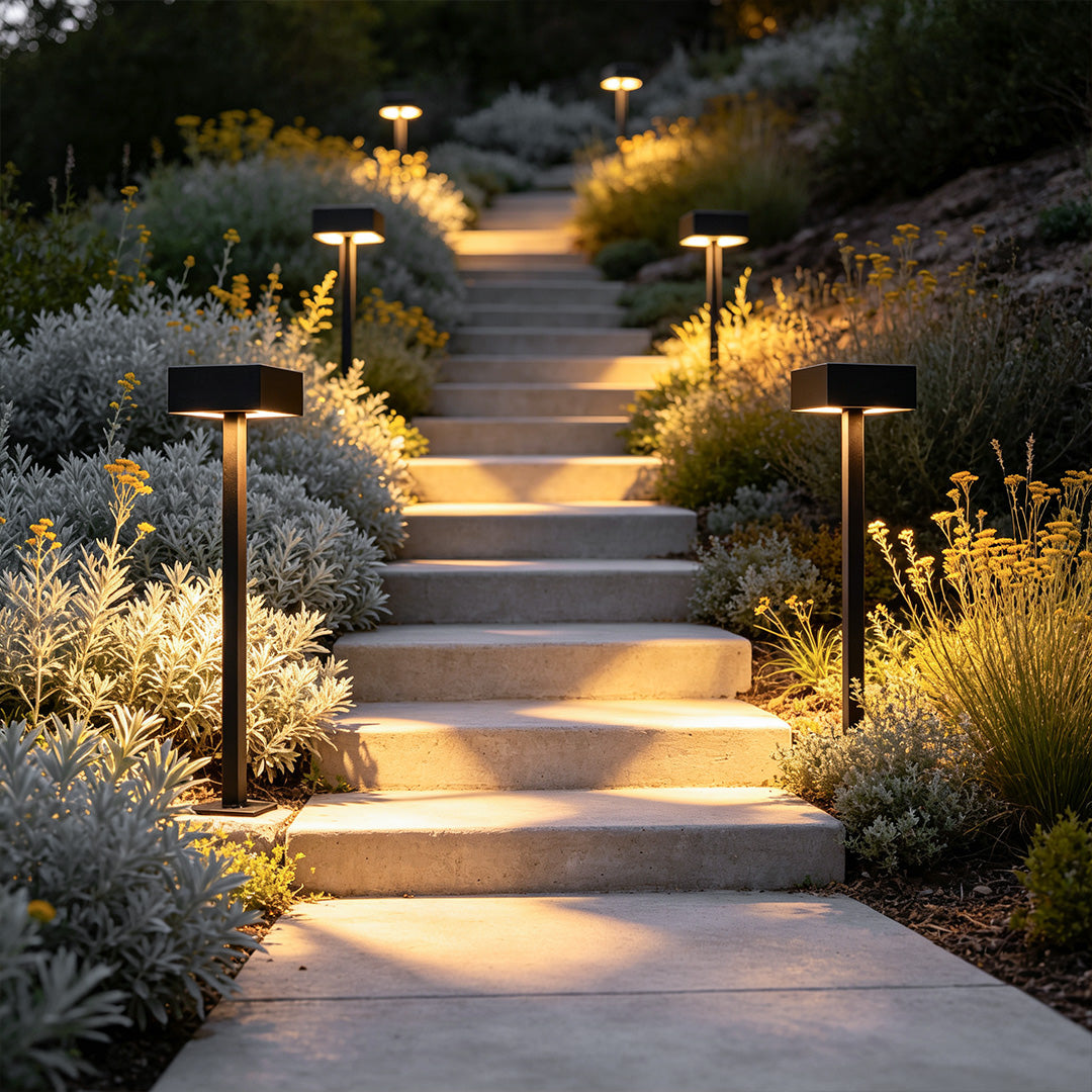 Modern LED Path Lights Minimalist LED Outdoor Landscaping Light
