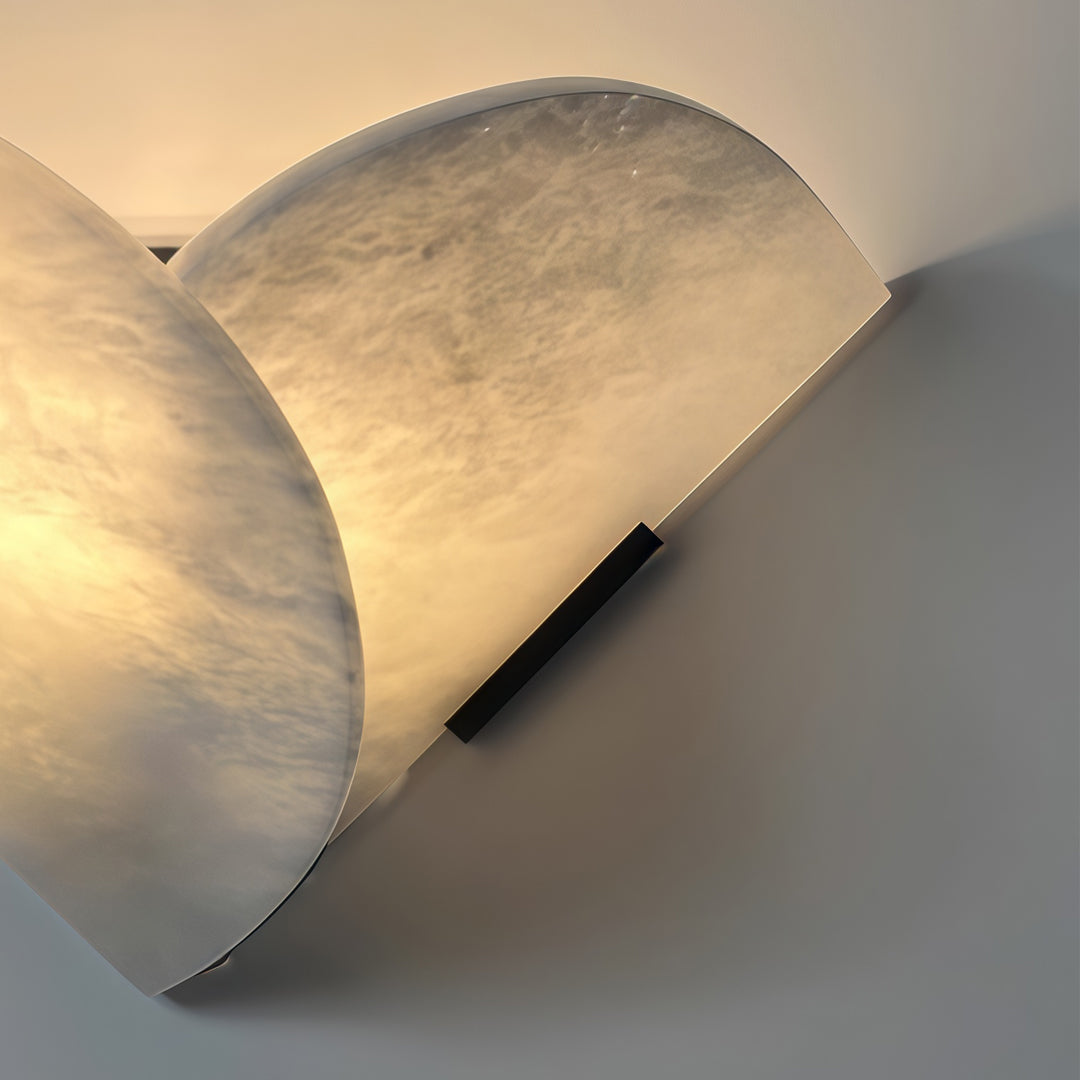 LED Light Wall Light Double Designer Fan-Shaped
