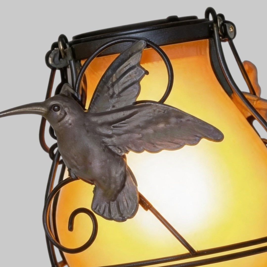 Gray Outdoor Light Pendant Hanging Flame-Inspired