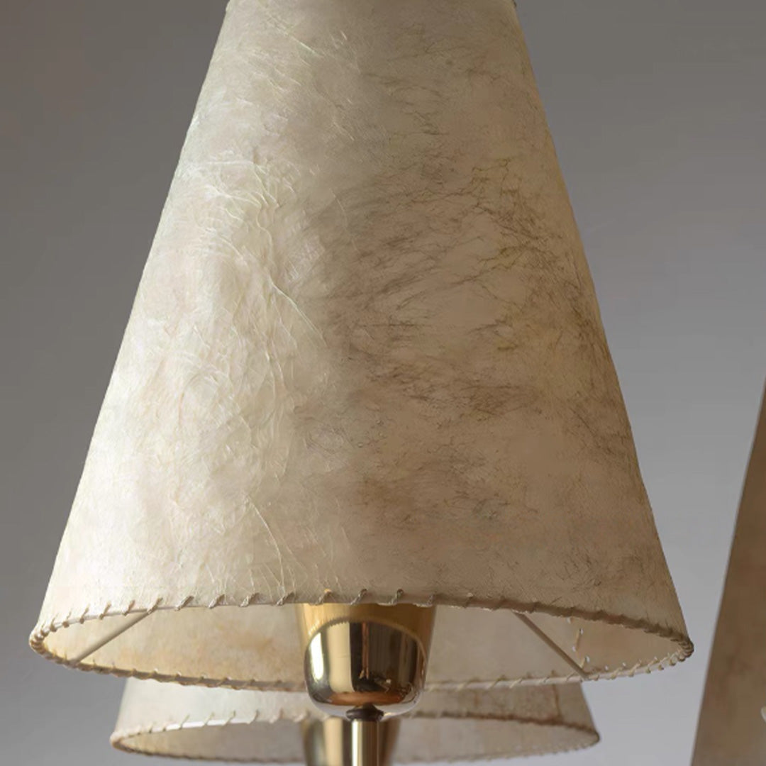 Metal Dining Room Chandelier French Vintage Fabric