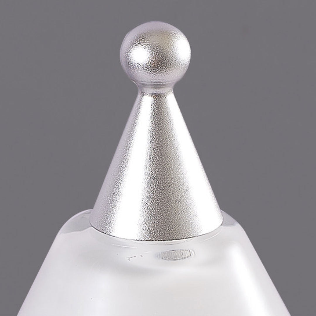 White Contemporary Table Lamp Cedar Christmas Tree