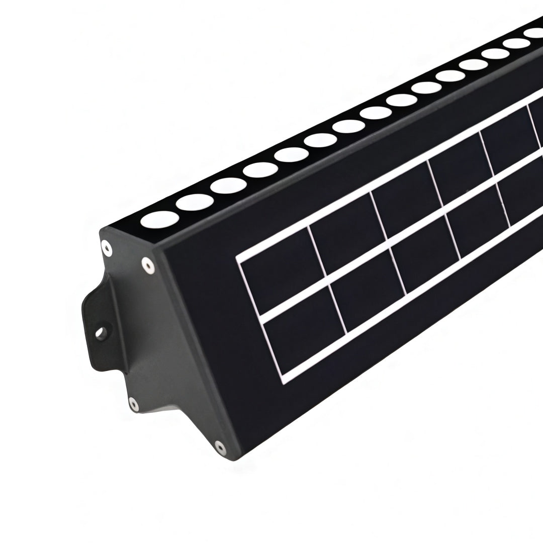 Solar Wall Outdoor Lights Modern Aluminum Washer Lights