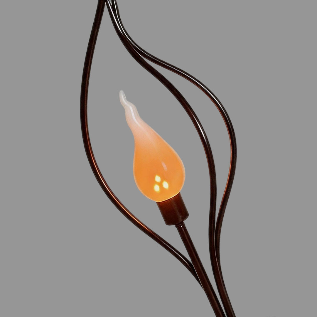 Flame Solar Garden Lights Outdoor Landscape