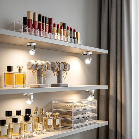 Adjustable LED Ceiling Spotlights Display Cabinets