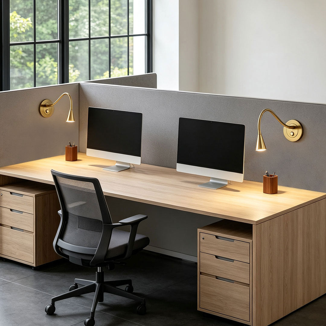Wall Light with Swing Arm LED Rotatable Flexible
